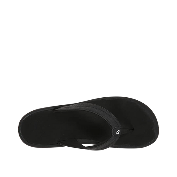OluKai Women's Ohana Thong Sandal (Black)
