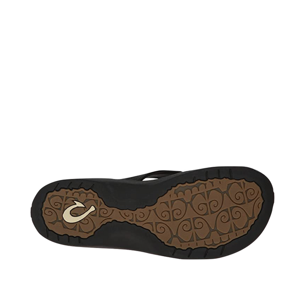 OluKai Women's Ohana Thong Sandal (Black)