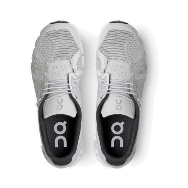 On Men's Cloud 5 Sneaker in Glacier/White