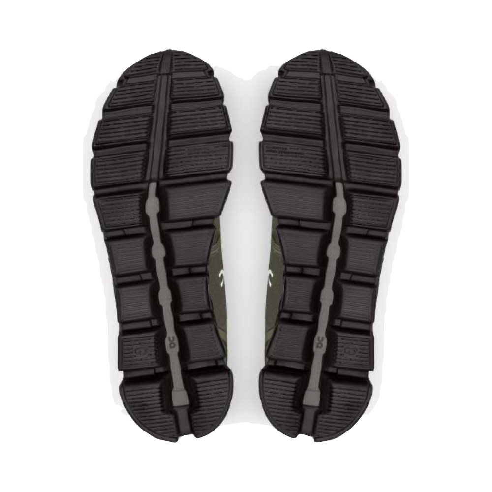 On Men's Cloud 5 Waterproof Sneaker (Olive/Black)