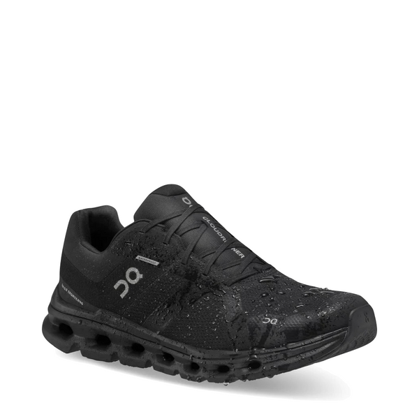 On Men's Cloudrunner Waterproof Sneaker in Black