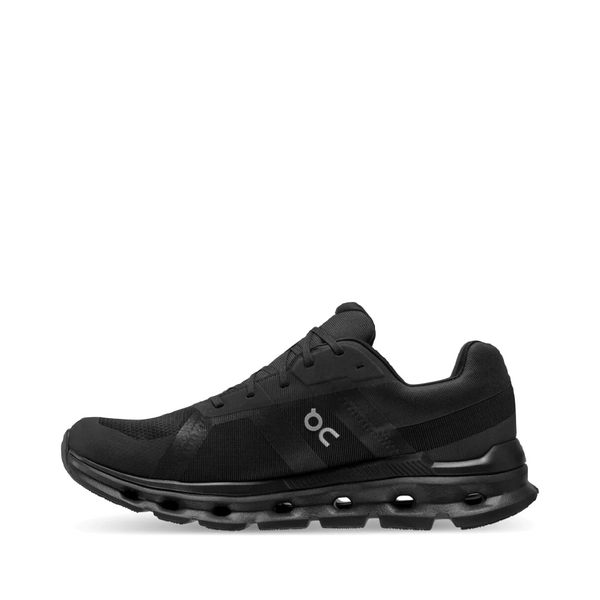 On Men's Cloudrunner Waterproof Sneaker in Black