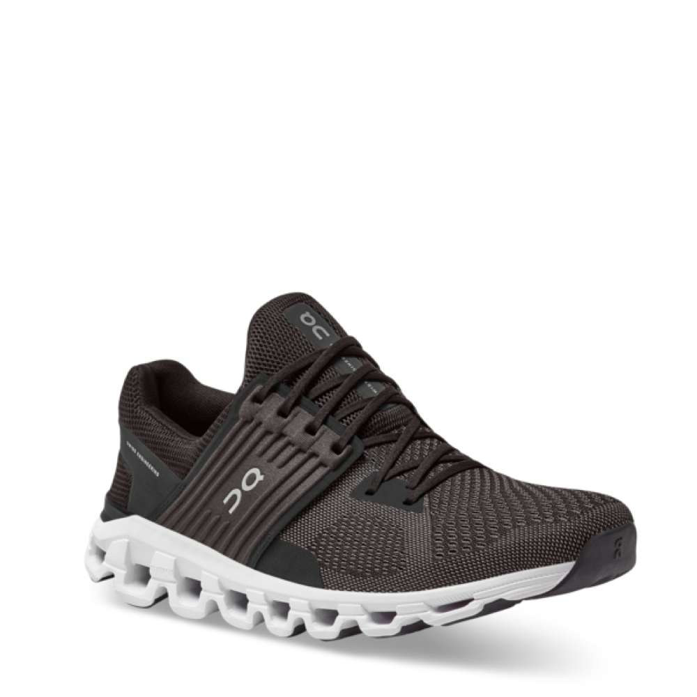 On Men's Cloudswift II Sneaker (Black/Rock or Magnet/Citron)