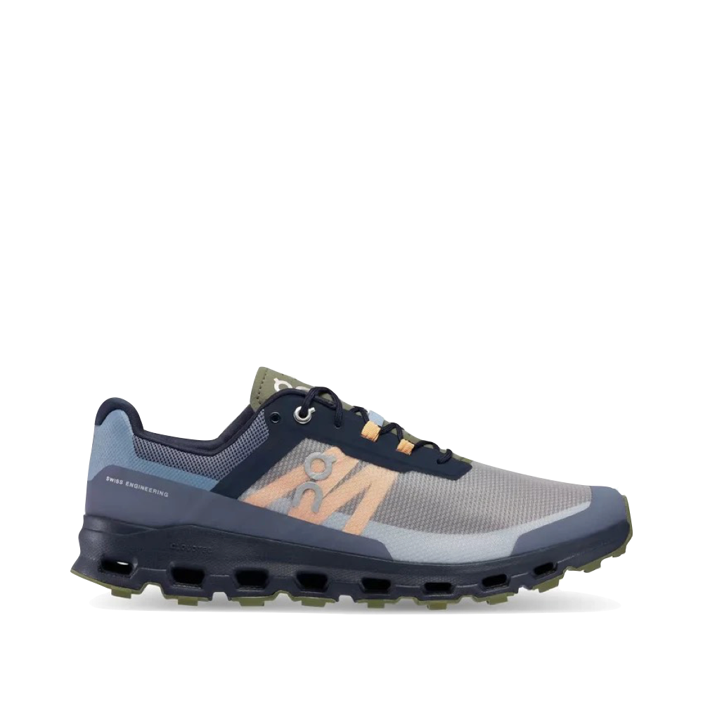 On Men's Cloudvista Trail Sneaker (Midnight/Olive)