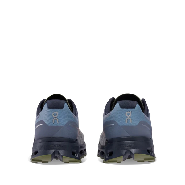 On Men's Cloudvista Trail Sneaker (Midnight/Olive)