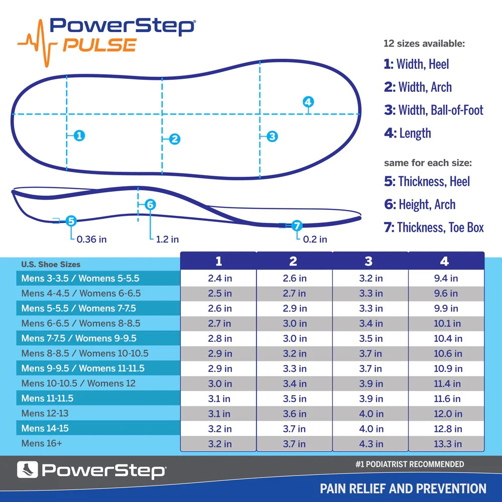 Powerstep Pulse Athletic Insole