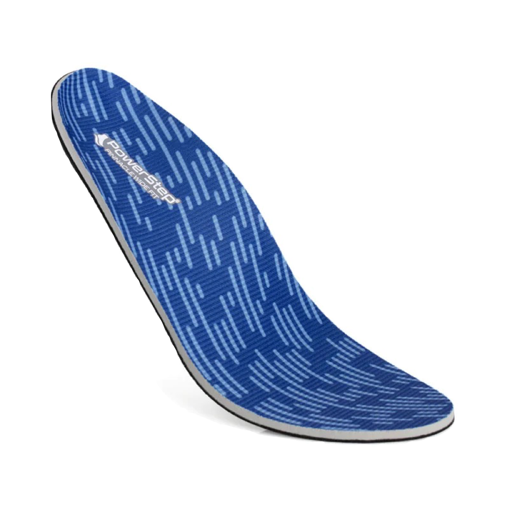 Toe view of Powerstep Wide Insoles.