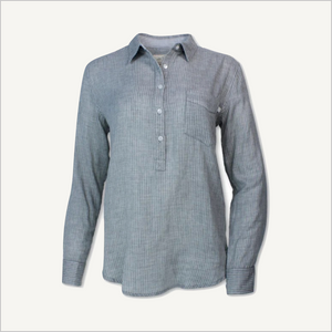 Purnell Work Wear Women's Double-Sided Striped Tunic