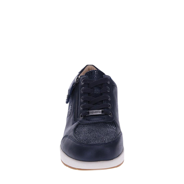 Revere Women's Boston Adjustable Sneaker (Sapphire Blue)