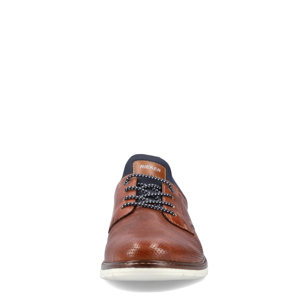 Front view of Rieker Dustin 50 Perfed Shoe for men.