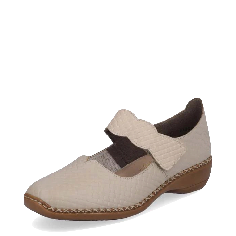 Rieker Women's Doris 98 Mary Jane (Cream)