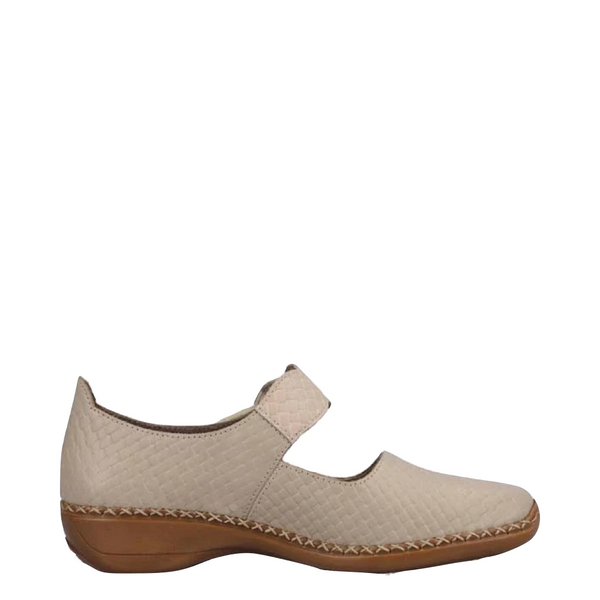 Rieker Women's Doris 98 Mary Jane (Cream)