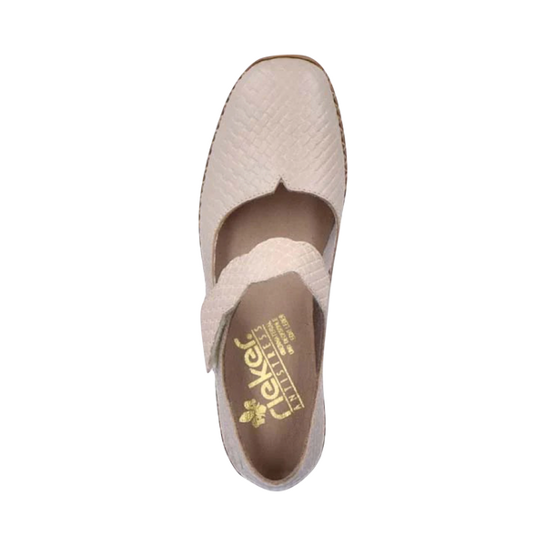 Rieker Women's Doris 98 Mary Jane (Cream)