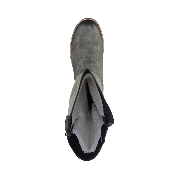 Rieker Women's Fabrizia 52 Tall Waterproof Boot (Smoke Gray)