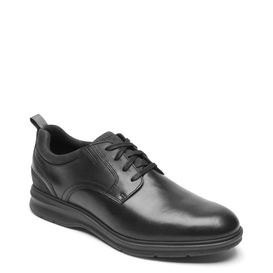 Rockport Men's Total Motion City Plain Toe Leather Oxford (Black)