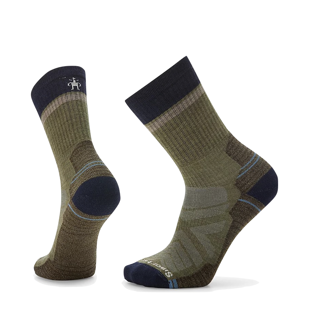 Smartwool Men's Hike Light Cushion Winding Trail Crew Socks (Winter Moss)