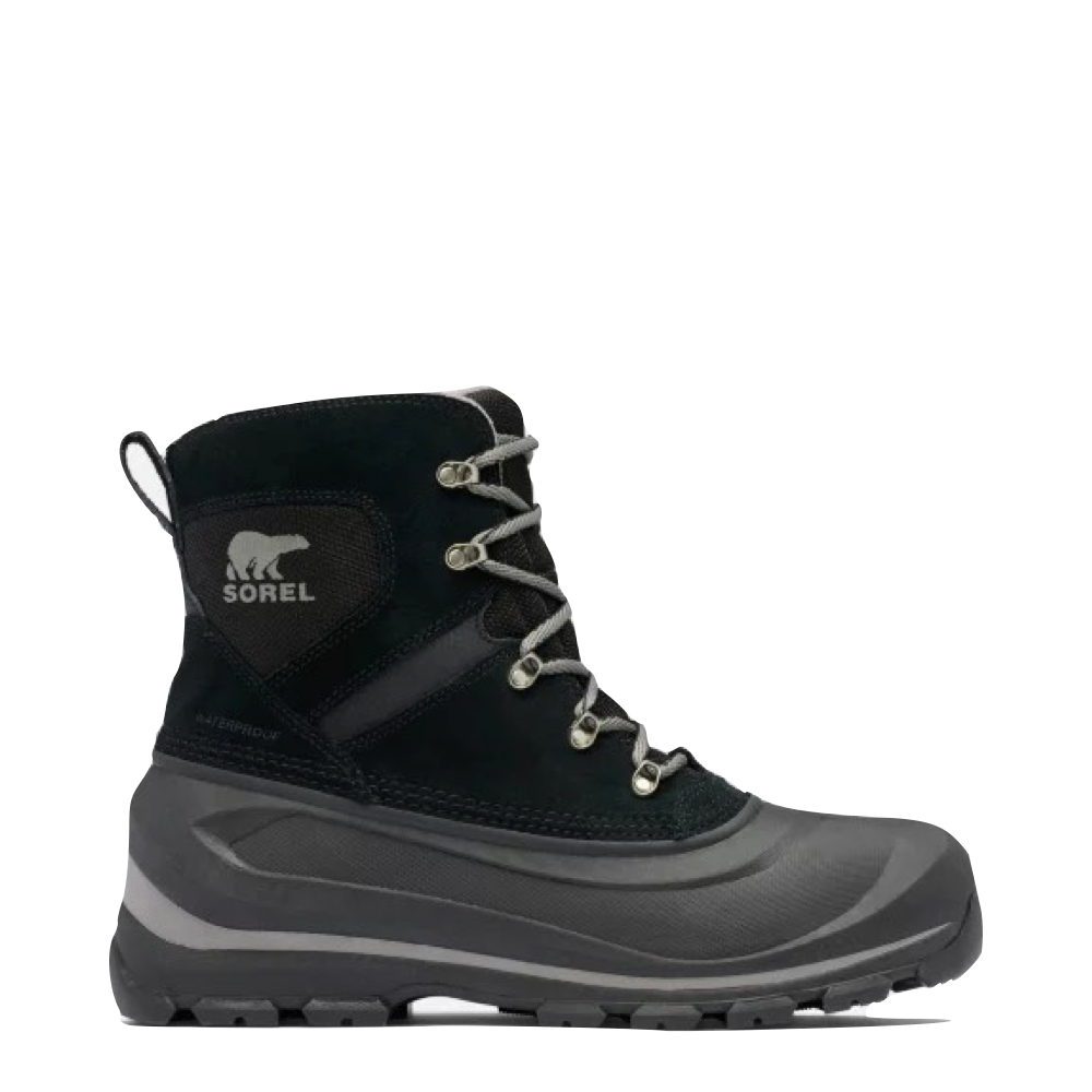 Sorel Men's Buxton Waterproof Lace Boot in Black