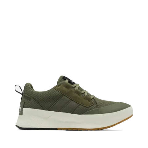 Sorel Women's Out N About III Low Mesh Waterproof Sneaker (Stone Green)
