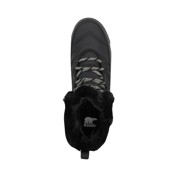 Sorel Women's Whitney II Short Waterproof Lace Boot in Black