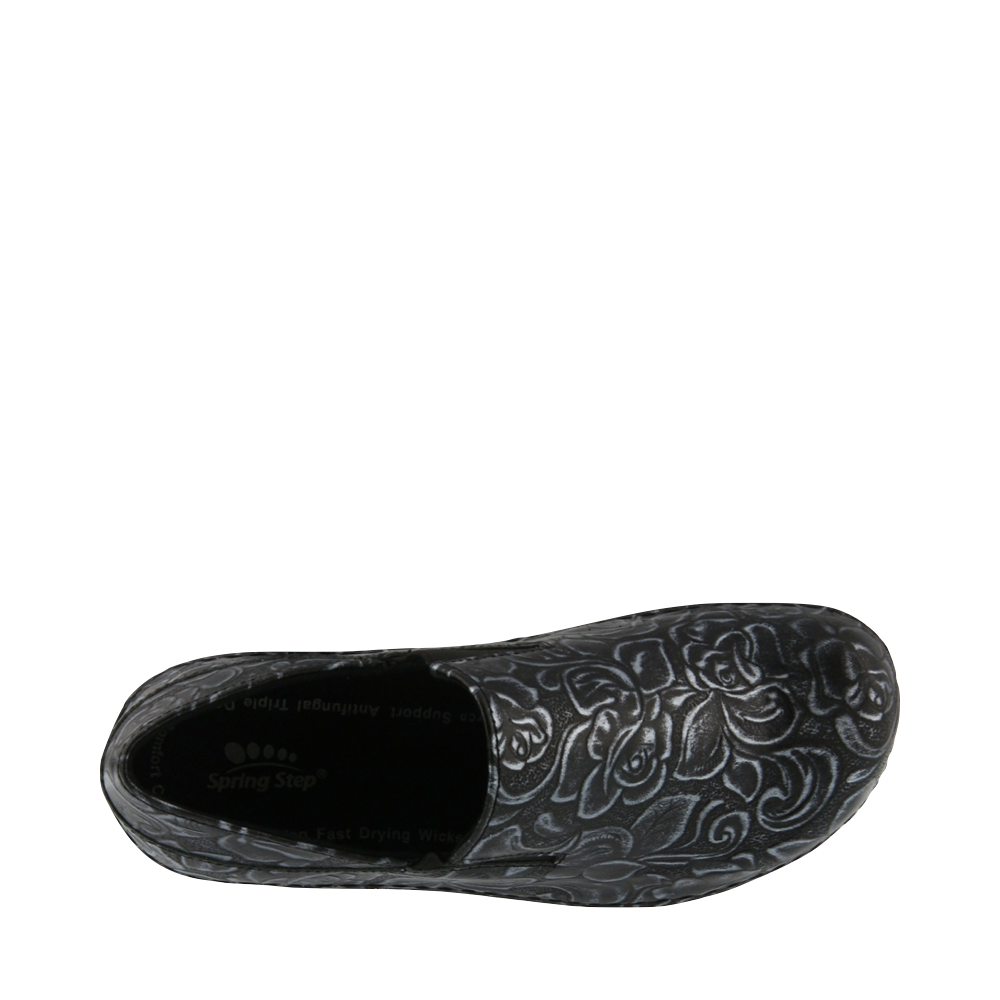 Top-down view of Spring Step Manila Slip Resistant Slip On for women.
