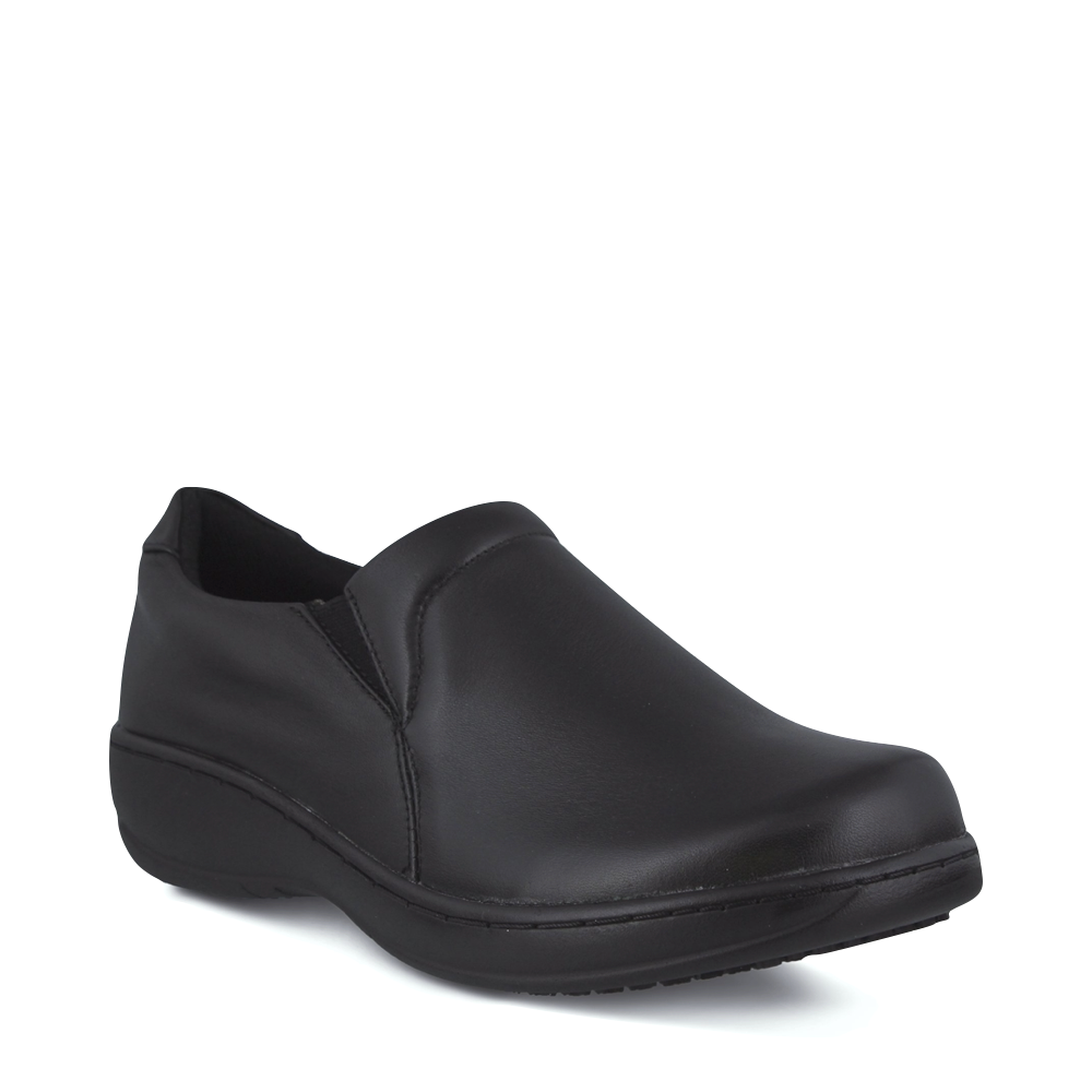 Spring Step Women's Woolin Slip Resistant Slip On (Black)