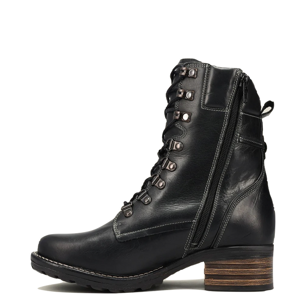 Taos Women's Dreamer Leather Side Zip Lace Boot