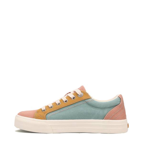 Taos Women's Plim Soul Canvas Lace Sneaker in Beach Multi