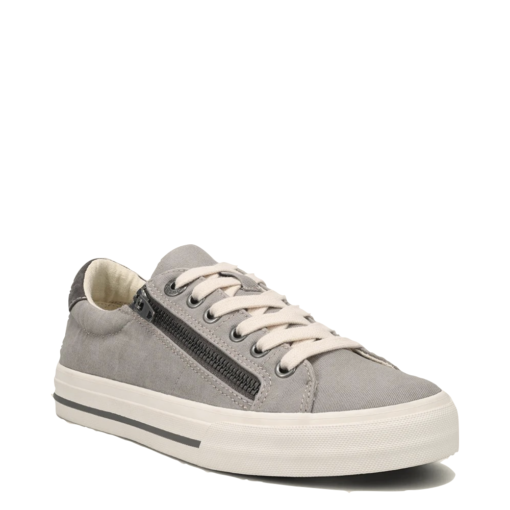 Taos Women's Z Soul Side Zip Canvas Lace Sneaker