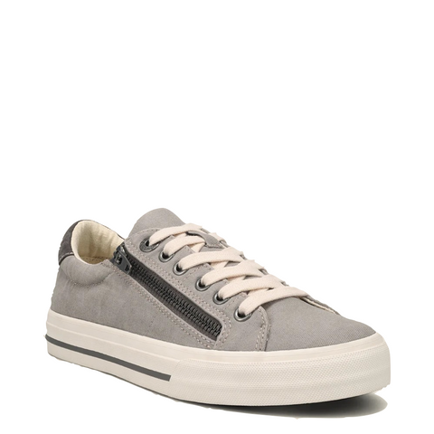 Taos Women's Z Soul Side Zip Canvas Lace Sneaker