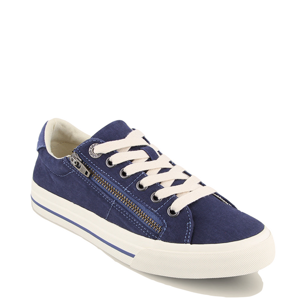 Taos Women's Z Soul Side Zip Canvas Lace Sneaker