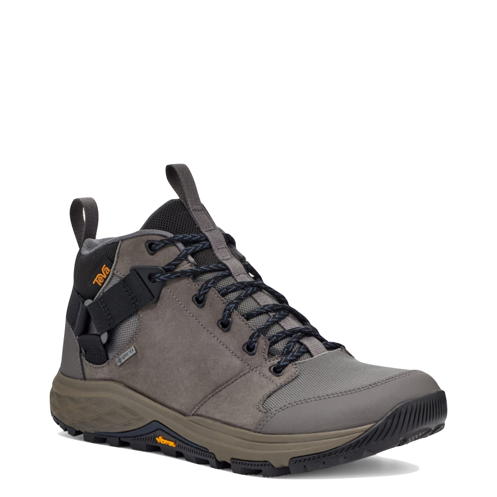 Mudguard and Toe view of Teva Grandview Mid GTX Waterproof Hiker for men.