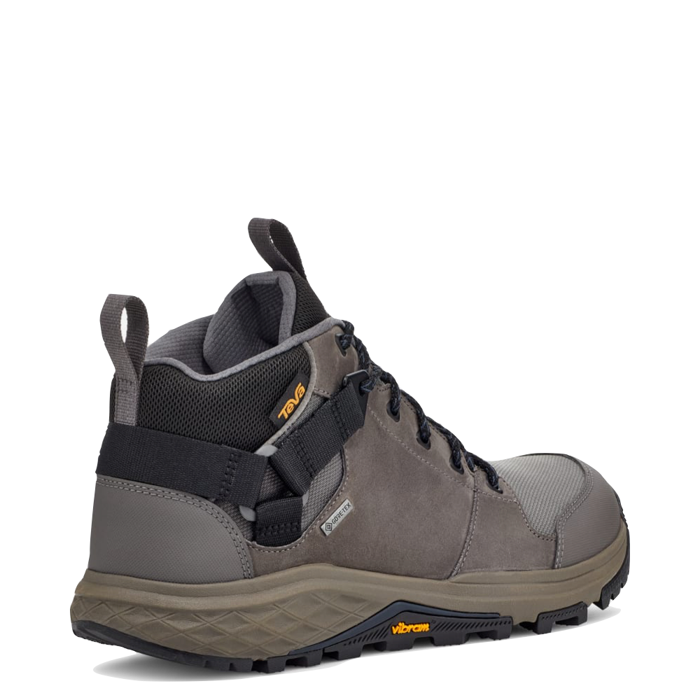 Heel and Counter view of Teva Grandview Mid GTX Waterproof Hiker for men.
