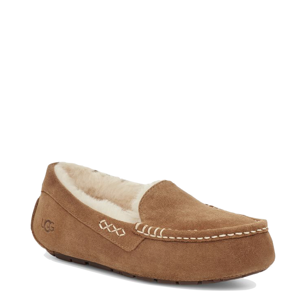 UGG Women's Ansley Sheepskin Slipper in Chestnut