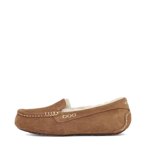 UGG Women's Ansley Sheepskin Slipper in Chestnut