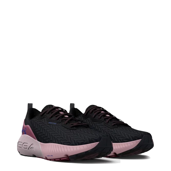 Under Armour Women's HOVR Mega 3 Clone Running Shoes (Black/Pink)