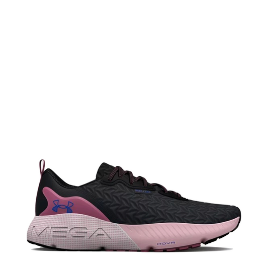 Under Armour Women's HOVR Mega 3 Clone Running Shoes (Black/Pink)