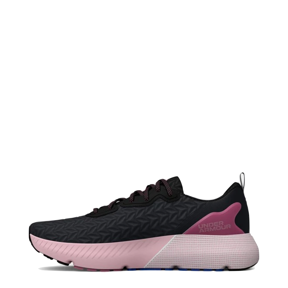 Under Armour Women's HOVR Mega 3 Clone Running Shoes (Black/Pink)