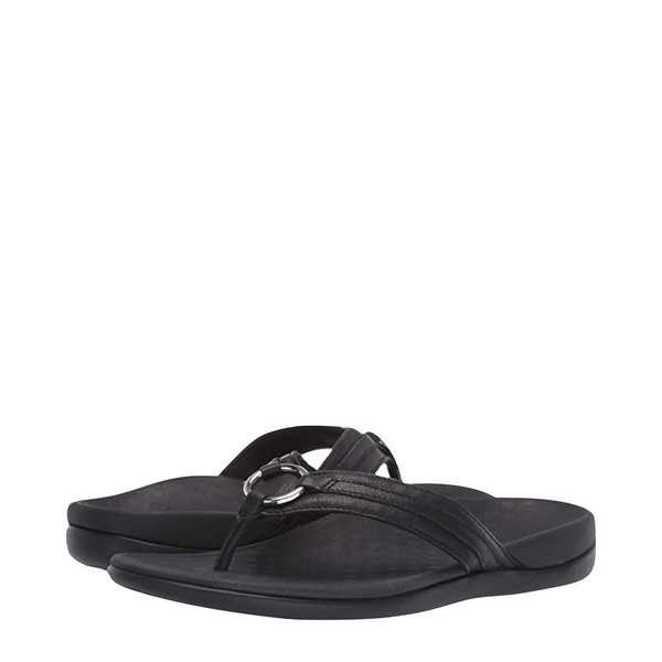Vionic Women's Tide Aloe Toe Post Sandal (Black or White)