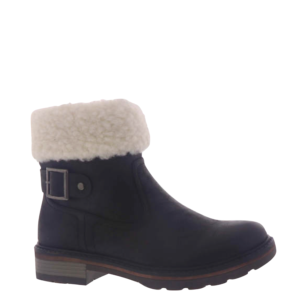 Wanderlust Women's Windsor Cuff Waterproof Side Zip Boot in Black