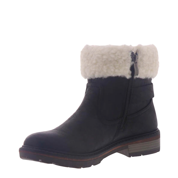 Wanderlust Women's Windsor Cuff Waterproof Side Zip Boot in Black