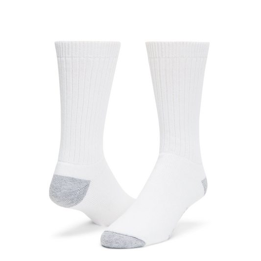 Wigwam Diabetic Sport Crew Sock in White