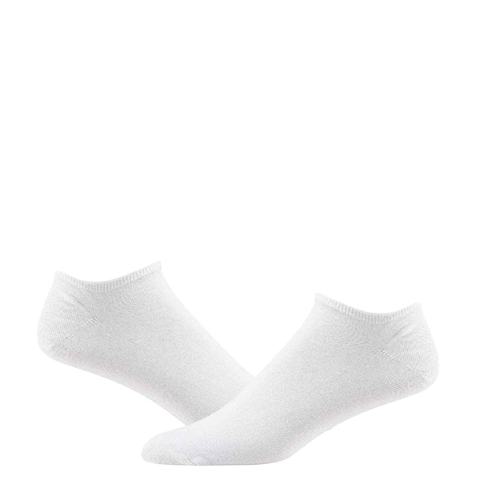 Toe and Heel view of Wigwam Super 60 No Show Lite Socks.