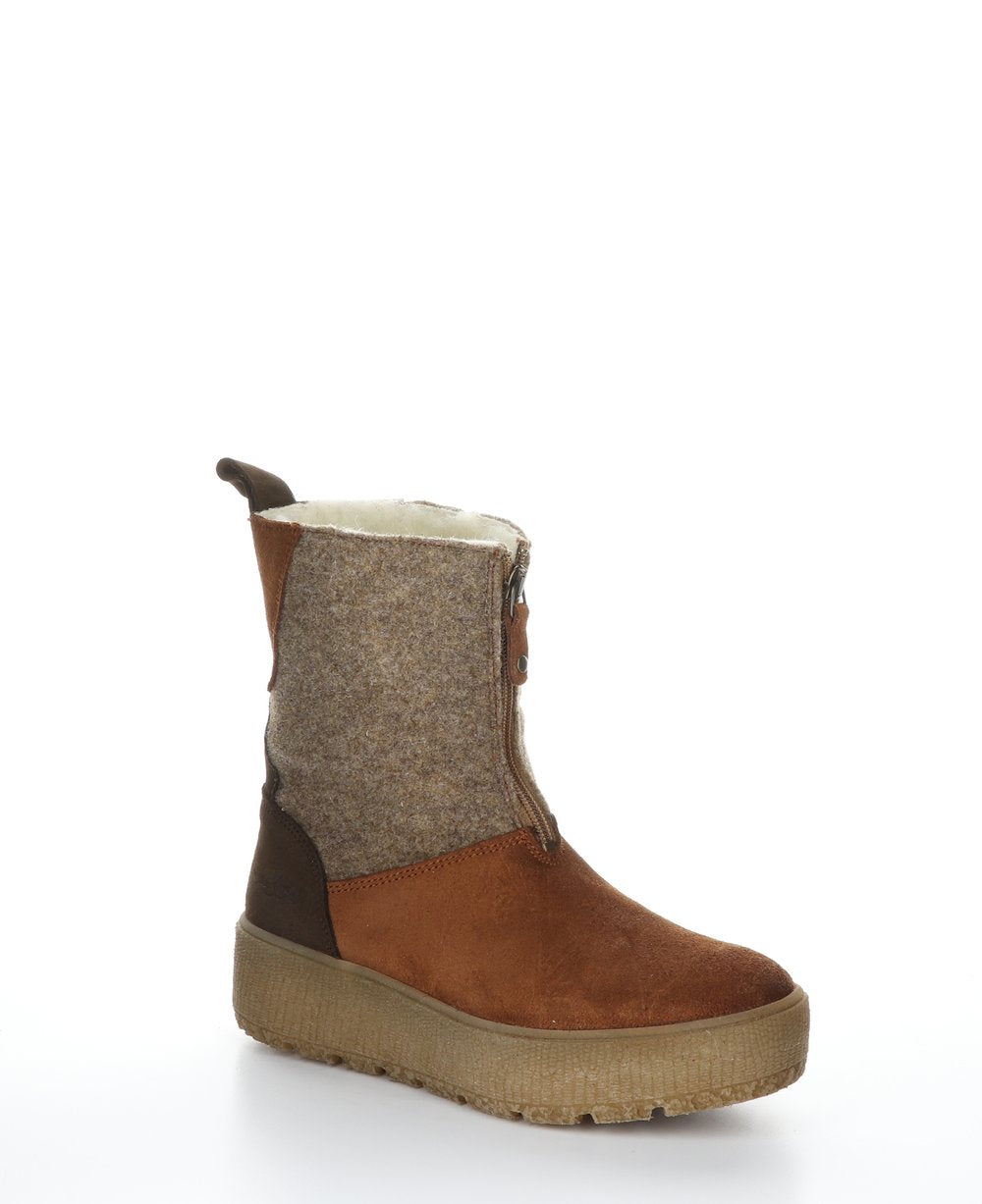 Bos & Co. Women's Ignite Waterproof Front Zip Boot (Whisky)