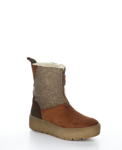 Bos & Co. Women's Ignite Waterproof Front Zip Boot (Whisky)